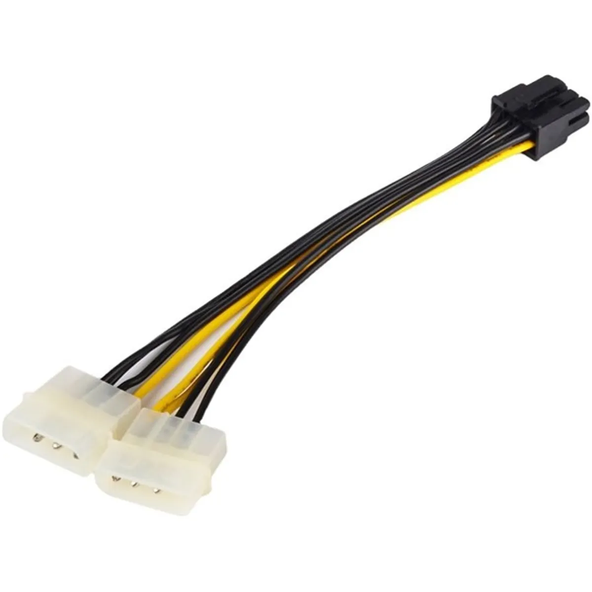 Blackbird BH1505 Molex 2x4 pin to 8 pin EPS tápkábel 15 cm #1