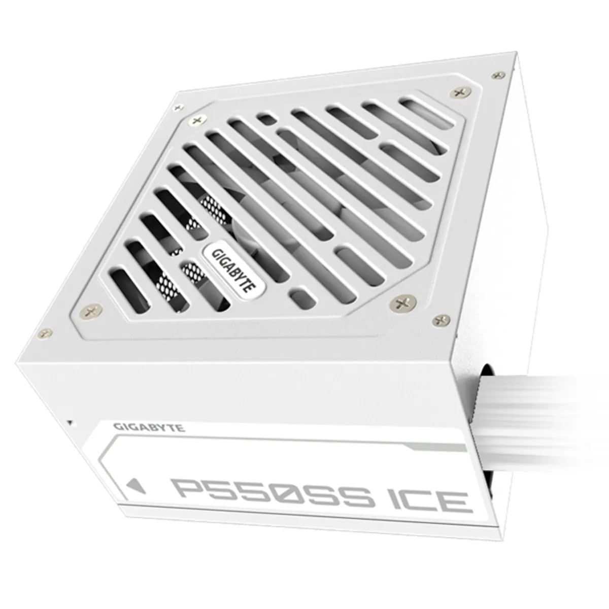 GIGABYTE GP-P550SS ICE P550SS ICE 550 W ATX 12V v3.0 80 Plus Bronze fehér lapos kábelezés #1
