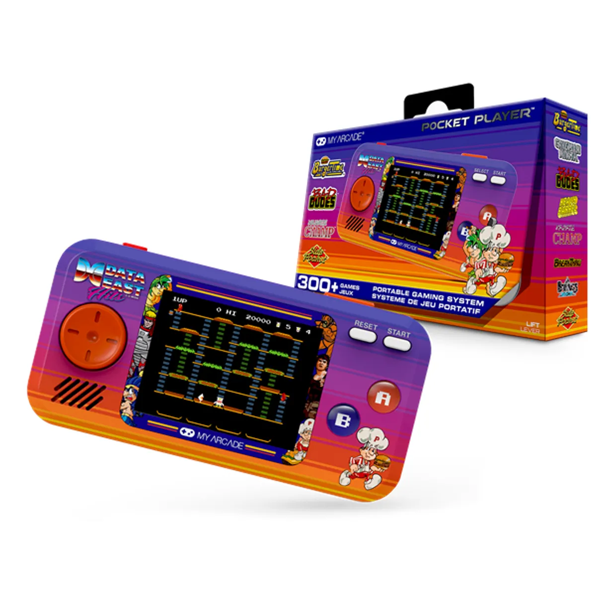 My Arcade DGUNL-4127 Pocket Player Data East 300 #1