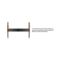 MULTIBRACKETS 7350073731091 Fix fali konzol M Universal Fixed Wallmount SD MAX 800x600 60-110" Fekete 125 kg #10
