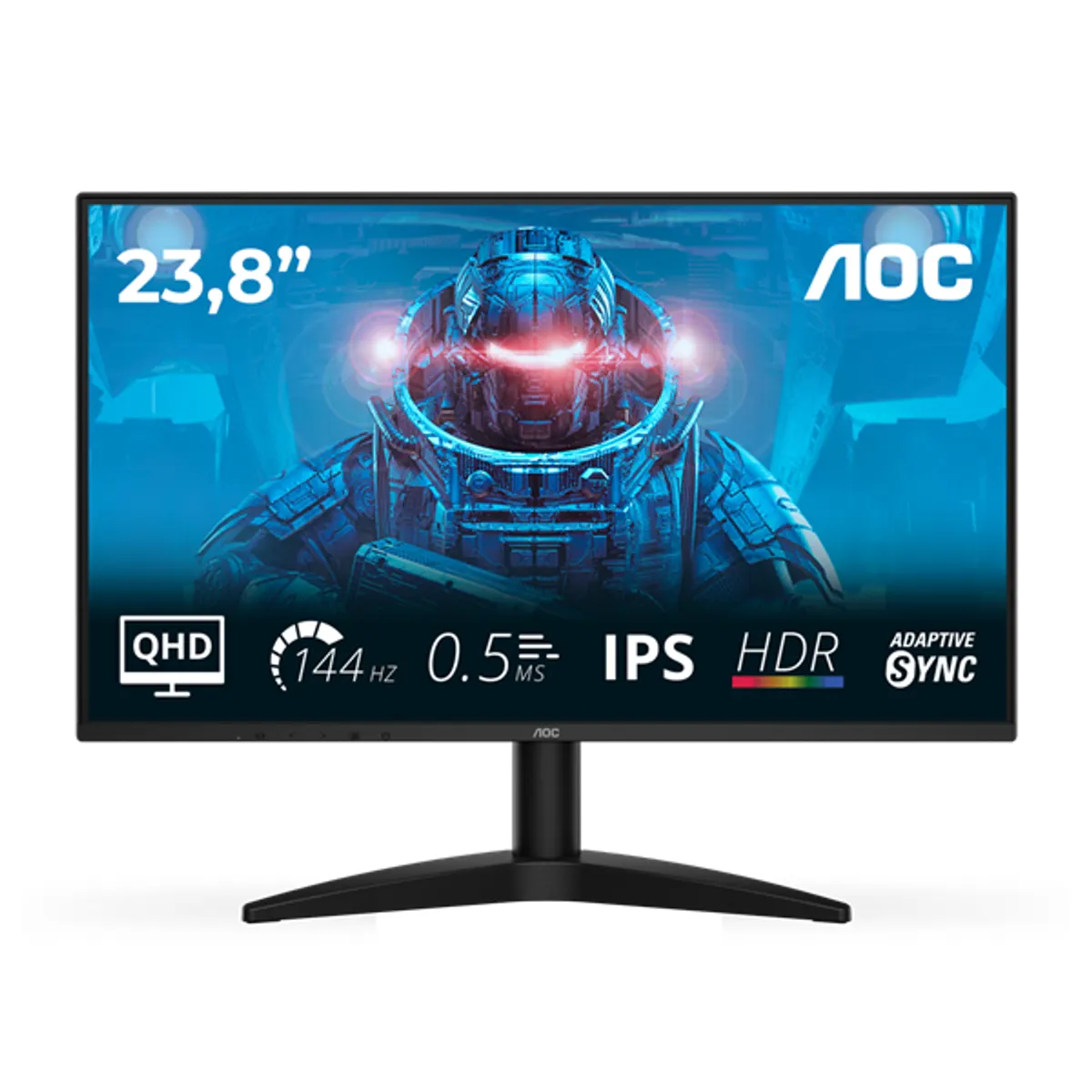 AOC Q24B36X QHD IPS 144 Hz 4 ms LED 23.8" 2560x1440 HDMI DisplayPort Dönthető VESA 100x100 #1