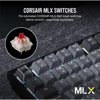 Corsair CH-91D401L-NA K65 Plus Wireless Mechanikus MX red #3