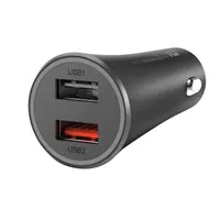 XIAOMI GDS4147GL kétportos autós töltő 37W 2x USB-A LED