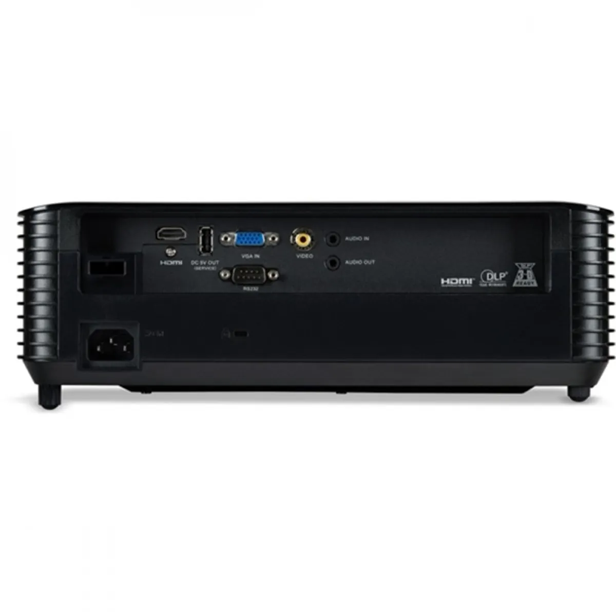 ACER COM MR.JTU11.001 DLP projektor 4800 lm SVGA 800x600 4:3 20000:1 HDMI 1.4a VGA D-sub 1,1x zoom izzó Philips 210W #4