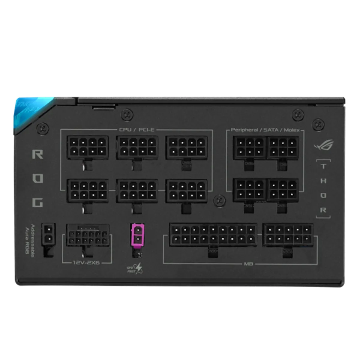 Asus per ROG-THOR-1000P3-GAMING-E ROG Thor 1200 W 1x20-4, 2x4-4, 1x16, 4x6-2, 7xSata, 6xMolex #3
