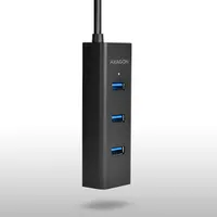 AXAGON HUE-S2BL USB 3.0 töltő hub 4x USB 3.0, 1,2 m kábel, külső tápellátás, portonként 2 A #10
