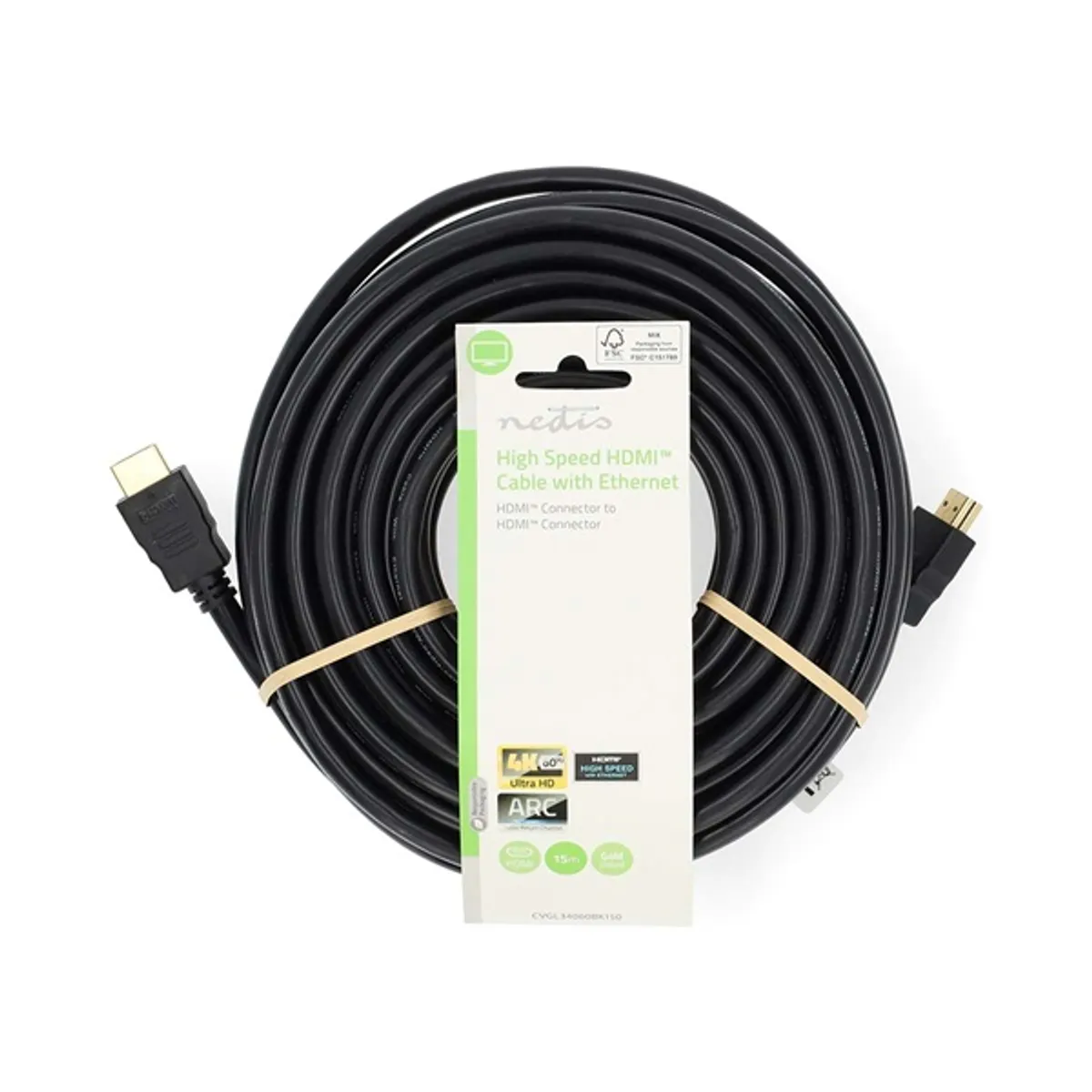 Nedis CVGL34060BK150 ultra HD HDMI kábel ARC 18 Gbps 4K60Hz hossz 15m #2