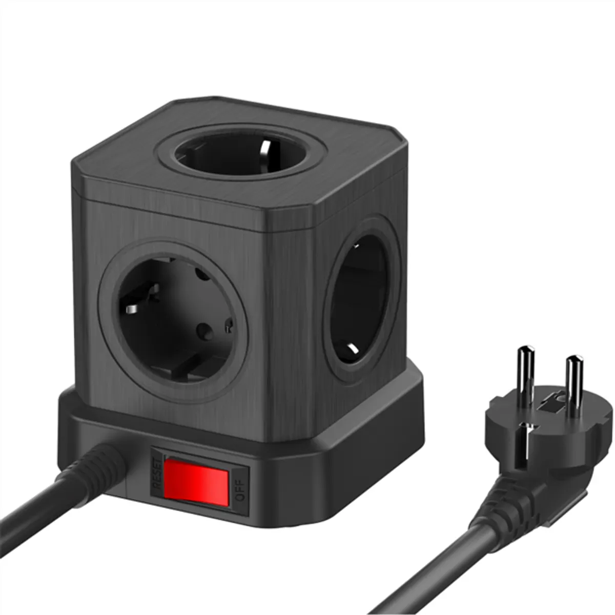 Newell NL4387 GaN power cube 9in1 5 AC aljzat 3 USB-A 1 USB-C 4000 W 1,5 m kábel #4