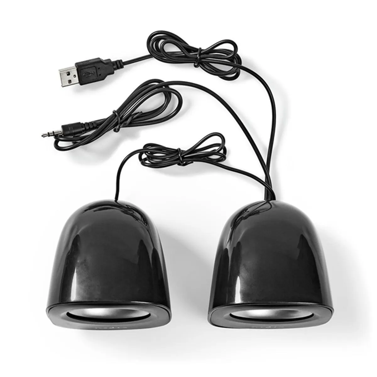 Nedis CSPR10020BK hangszórórendszer 2.0 USB-tápellátás 3,5 mm sztereo jack #7