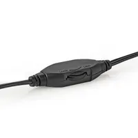 Nedis HPWD1200BK fejhallgató 40 mm neodímium, 2,7 m kábel, teljes fülfedő, aranyozott dugaszok #6