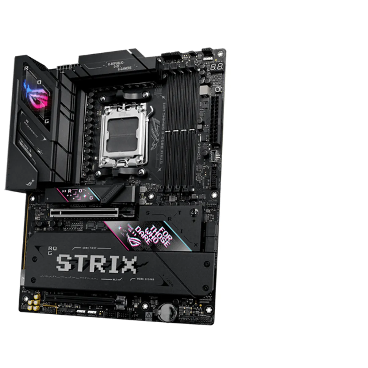 Asus PCC ROG Strix B850-E Gaming WiFi ATX AM5 DDR5 192 GB 2x PCIe 16x M.2 RAID HDMI DisplayPort LAN WiFi #1