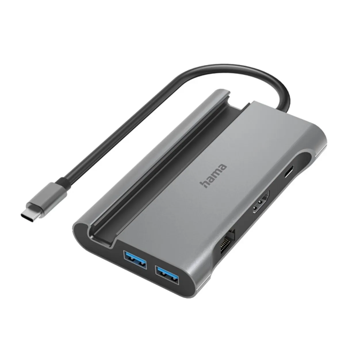 Hama 00200143 7in1 USB-C dokkoló 4K HDMI USB PD 1Gbps Ethernet 100W #1
