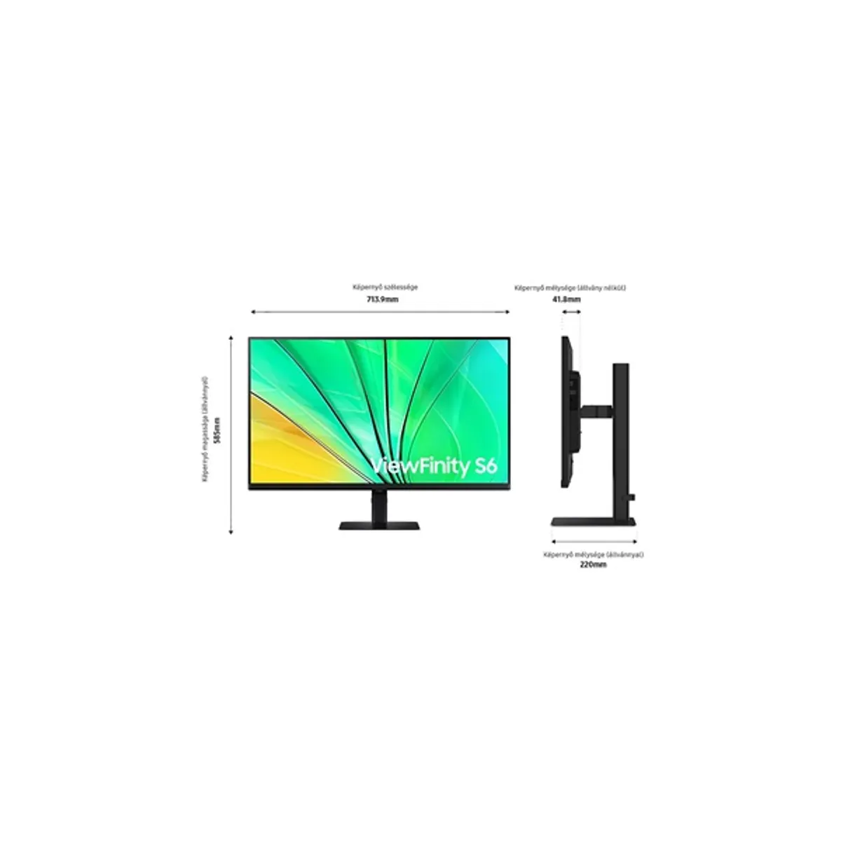 SMG MON LS32D600EAUXEN 32" IPS 100 Hz 16:9 HDR 350 lumen 100x100 VESA HDMI DP USB #5