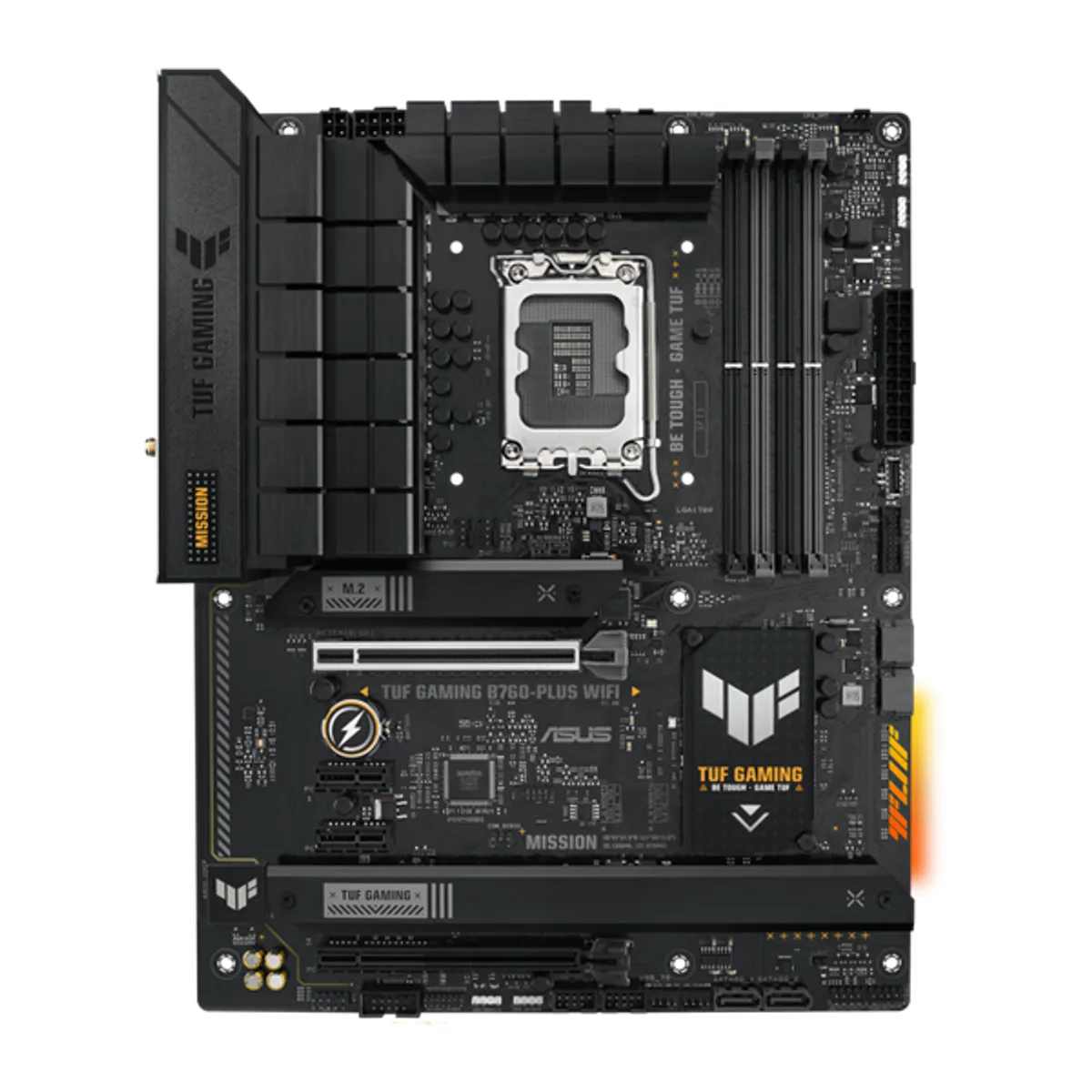 ASUS PCC TUF GAMING B760-PLUS WIFI TUF GAMING B760-PLUS DDR5 192 GB mATX 4 db memóriafoglalat M.2 RAID 2.5Gb LAN HDMI DisplayPort Wi-Fi #1