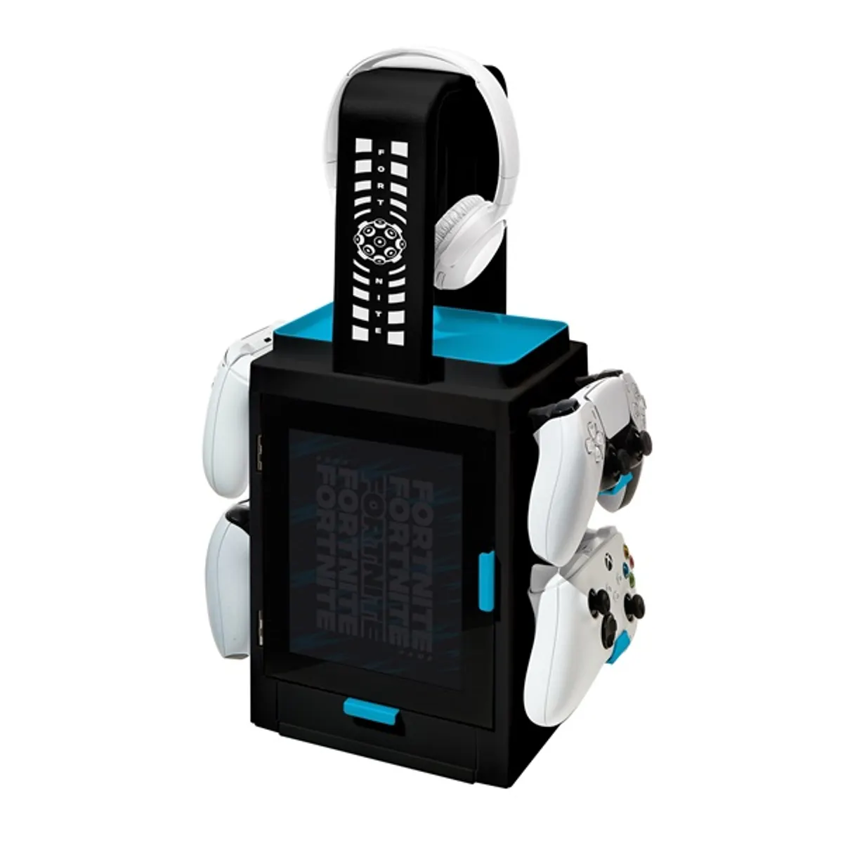 Numskull NS4953 PS5 és Xbox Series Fortnite LED-világítású játéktartó szekrényes állvány #3