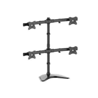MULTIBRACKETS 7350073733347 Deskstand Basic Quad 15-27" dönthető forgatható VESA 75x75 100x100 fekete #1