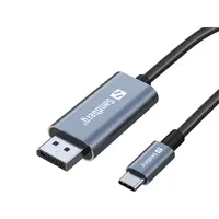 Sandberg 136-51 USB-C to DisplayPort kábel 2 m alumínium ház USB táplált #2