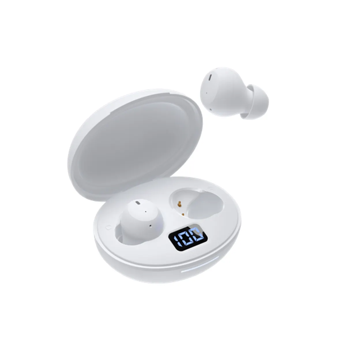 WHITESHARK WS GEB-TWS02W vezeték nélküli Bluetooth 6.0 fehér mikrofonos #2