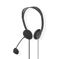 Nedis CHST100BK mikrofonos fejhallgató 2 m 2x 3,5 mm 32 Ohm 105 dB 20 Hz-20 kHz #5