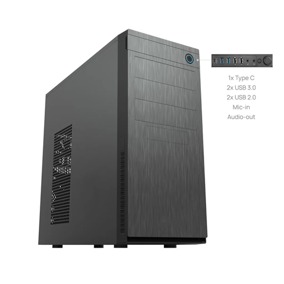 CHIEFTEC HC-10B-OP Elox táp nélküli fekete #2