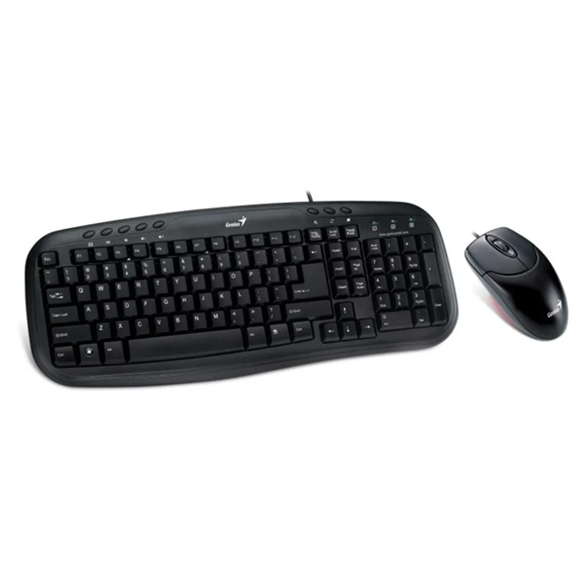 Genius KM-200 billentyűzet-egér 3 gombos optikai PC HU #1
