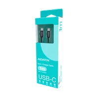 ADATA CACC-100PN-BK USB-C kábel 1 m fekete USB Type-C to USB Type-C