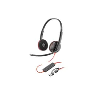 Hp poly 8X228A6 Blackwire 3220 USB Type-C USB Type-A Vezetékes fejhallgató mikrofon igen fekete