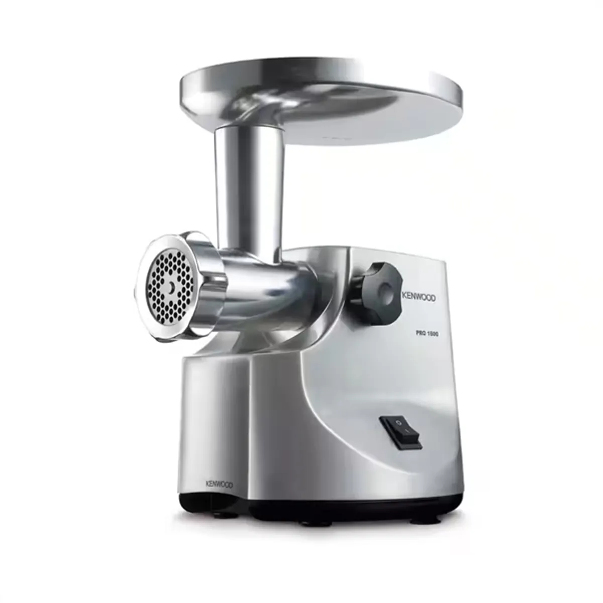 Kenwood MG510 Húsdaráló 1600 W 3 db XL lyuktárcsa kolbásztöltő feltét nagy betöltő nyílás 2 funkciós fém tálca #1