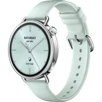 XIAOMI BHR080CGL Watch S4 41mm fluor gumi szíj 1,3" Bluetooth NFC zöld