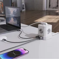 NEWELL NL4385 GaN Power Cube 9in1 5 AC 3 USB-A 1 USB-C 4000W 1.5m fehér #6