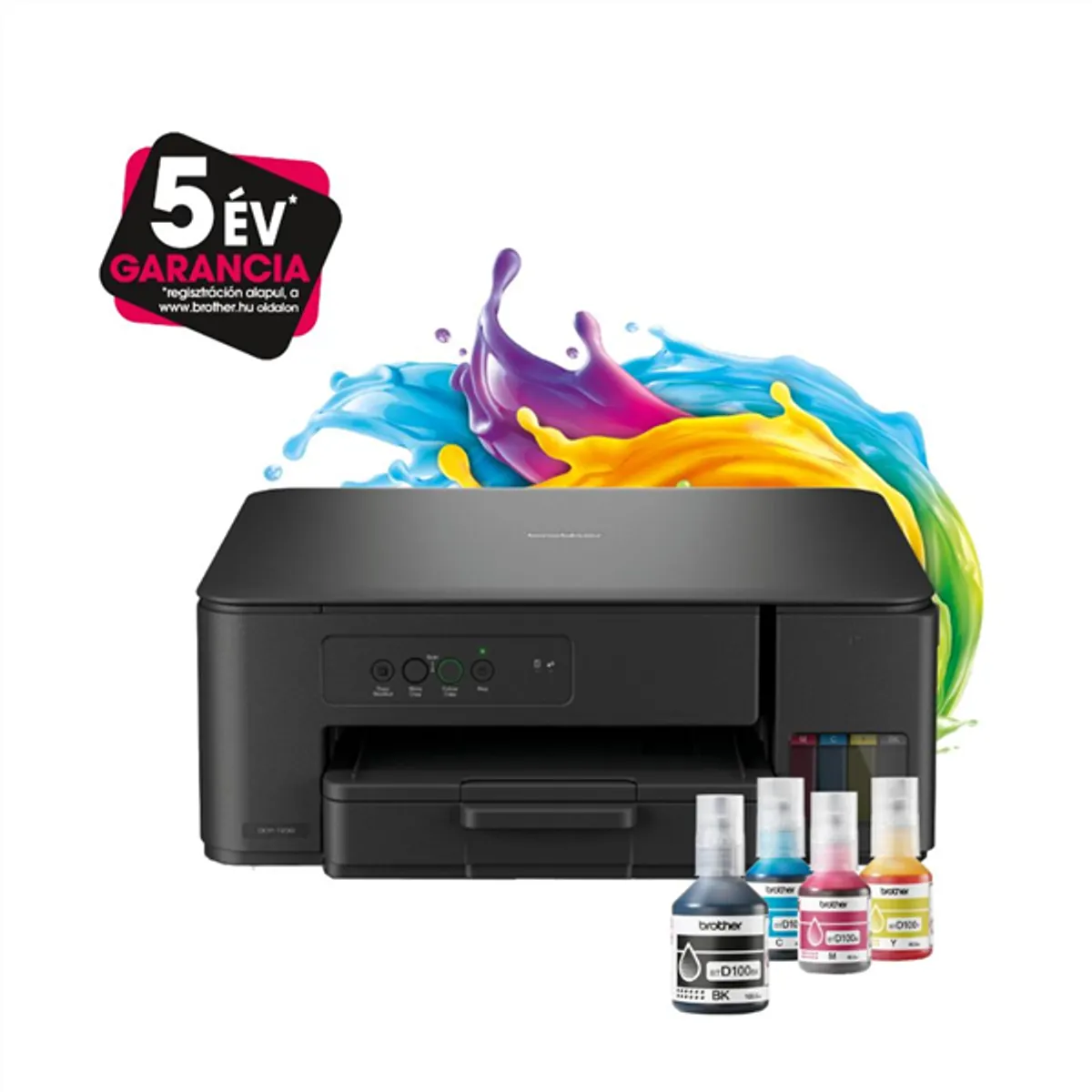 Brother DCPT230YJ1 DCP-T230 6000x1200DPI 27 oldal perc fekete 11 oldal perc színes USB 150 lap bemenet #1