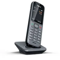 GIGASET S30852-H2974-R102 S700H PRO 2.4" megvilágított kijelző, Bluetooth 4.2, 13 óra beszélgetés, 320 óra készenlét, beltéri 50 m, kültéri 300 m, hotel funkció, IP40, fekete