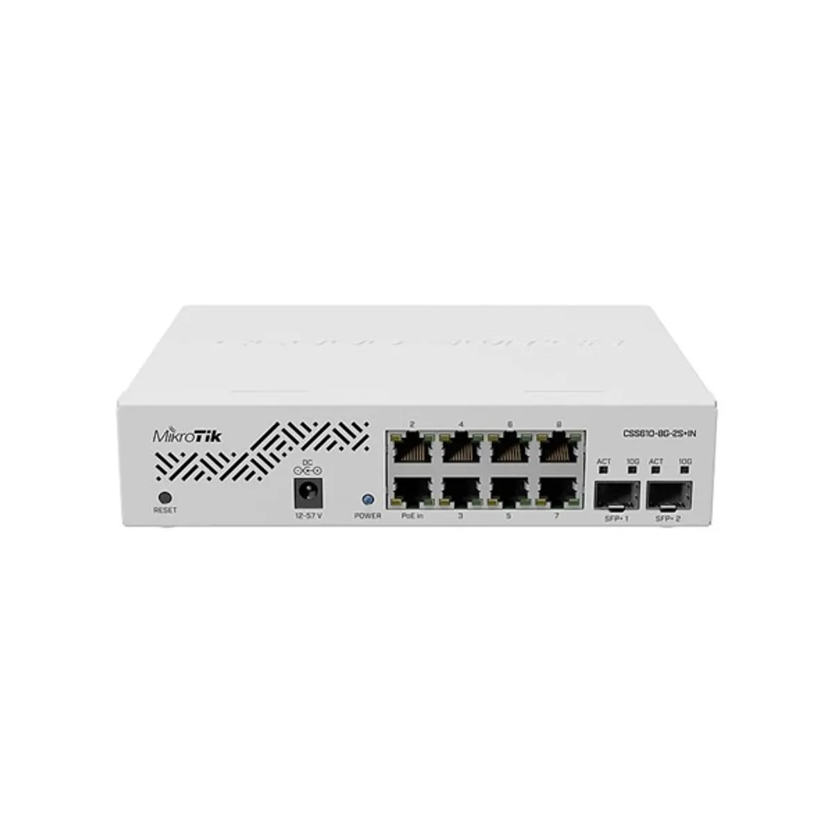 MIKROTIK CSS610-8G-2S+IN Cloud Smart Switch 8x1G, 2xSFP, rack-be szerelhető, webes menedzsment #1