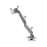 MULTIBRACKETS 7350073732449 M VESA Gas Lift Arm Single Black HD 15-32\" 75x75 100x100 mm #9