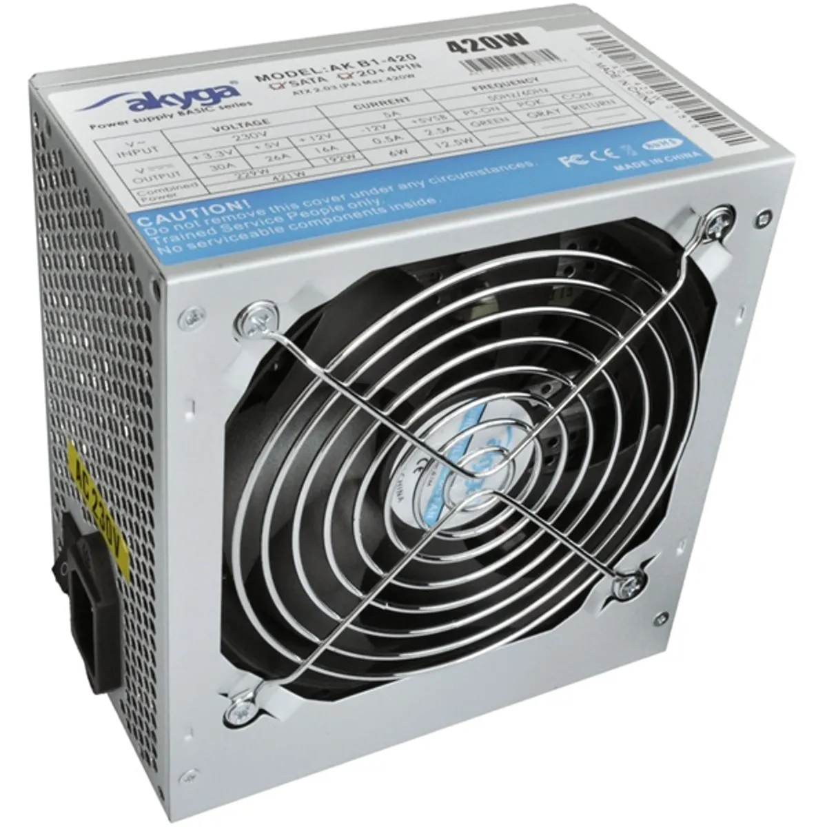 AKYGA AK-B1-420 Basic ATX tápegység 420W 12cm ventilátor 20-4 csatlakozó #1