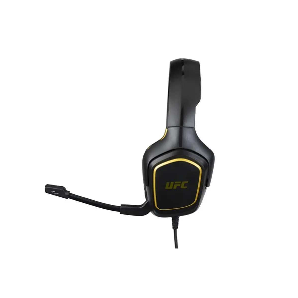 KONIX KX-UFC-GHB-UNIV UFC fejhallgató gamer mikrofonos 3.5mm stereo fekete-sárga #2