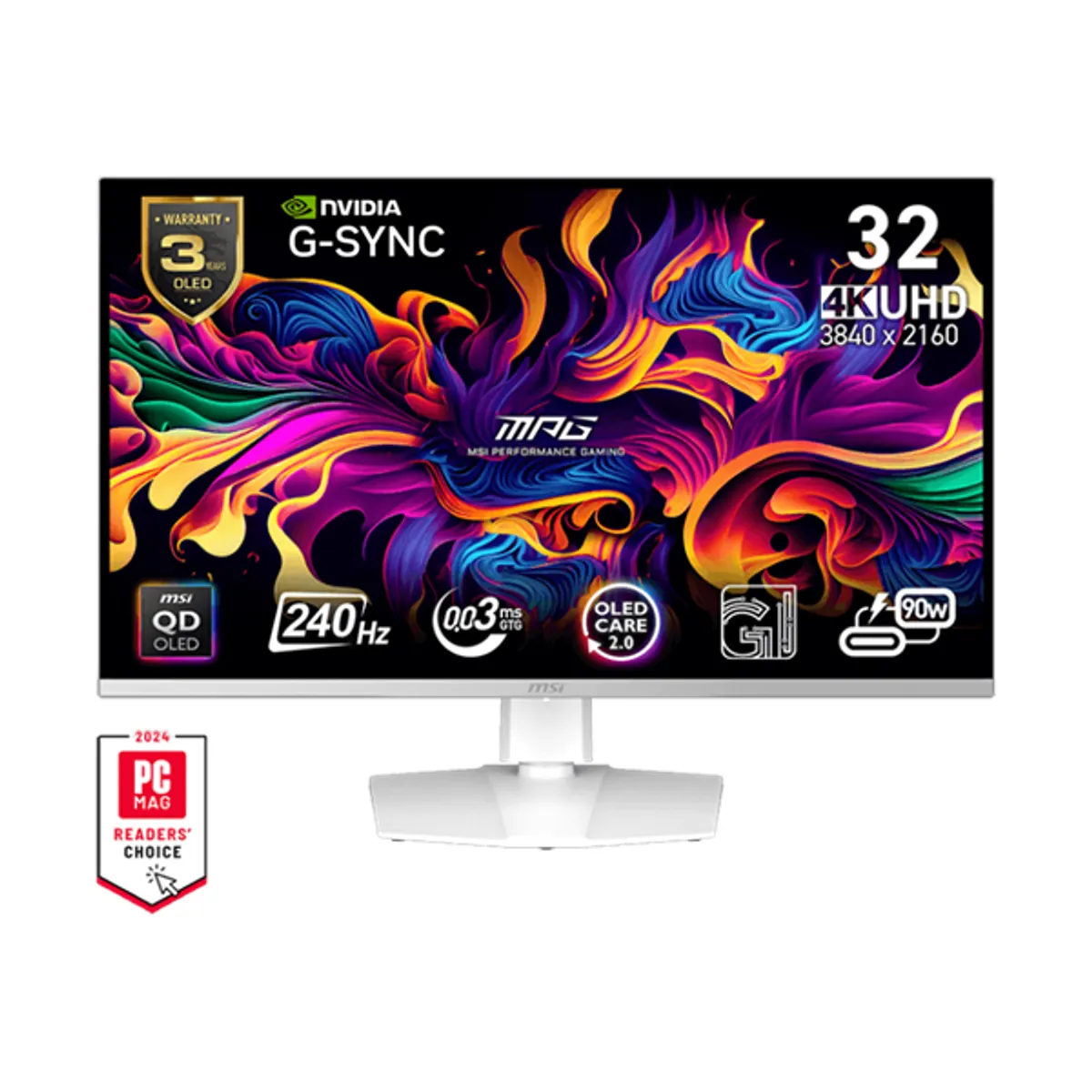 MSI DT 9S6-3DD29A-050 OLED játékmonitor 31.5" 4K 240 Hz 0.03 ms HDR 150000:1 #1