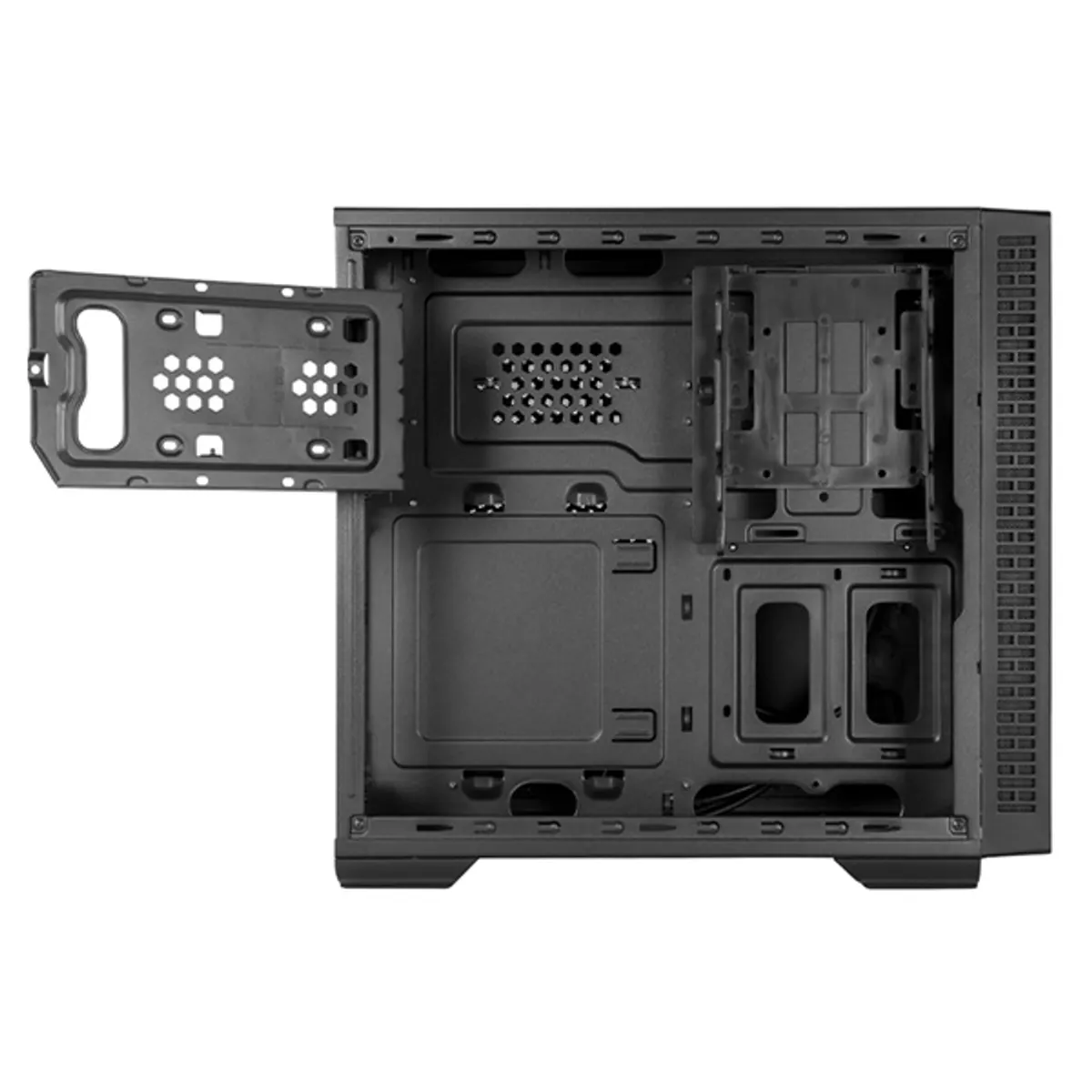 CHIEFTEC UK-02B-OP Uni 1x 5,25 külső bővítőhely 1x 2,5 és 2x 3,5 belső meghajtó opciók USB-C elől #3