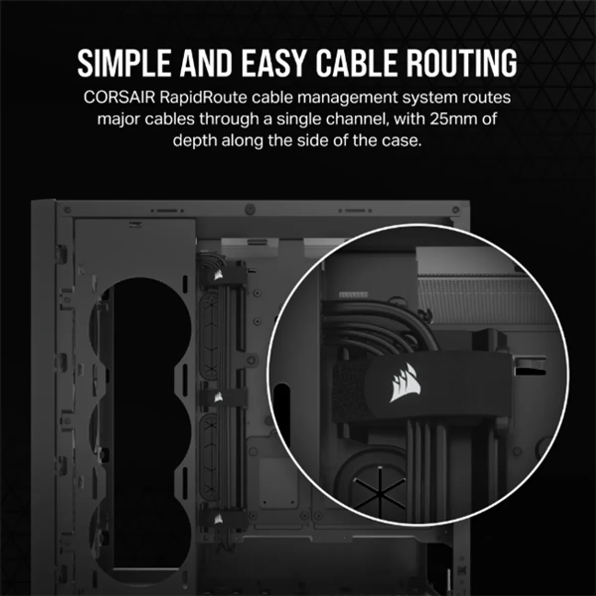 Corsair CC-9011261-WW 5000D Core Airflow edzett üveg fekete #7
