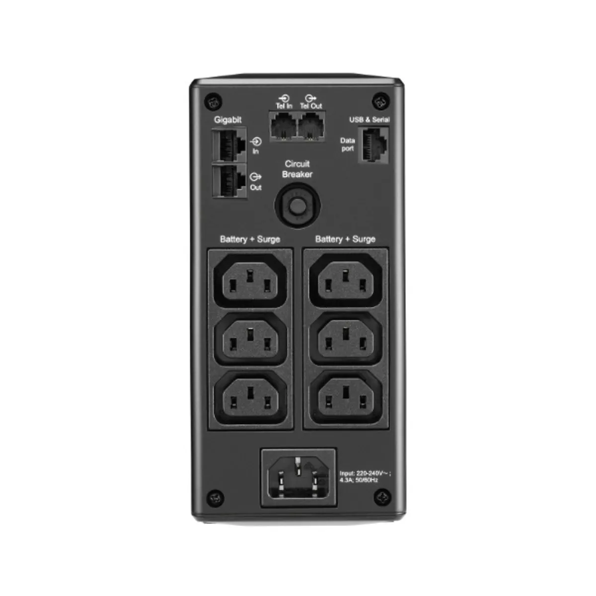 APC BR650MI Back-UPS Pro Line-interaktiv 650 VA adatvonal-védelem #2