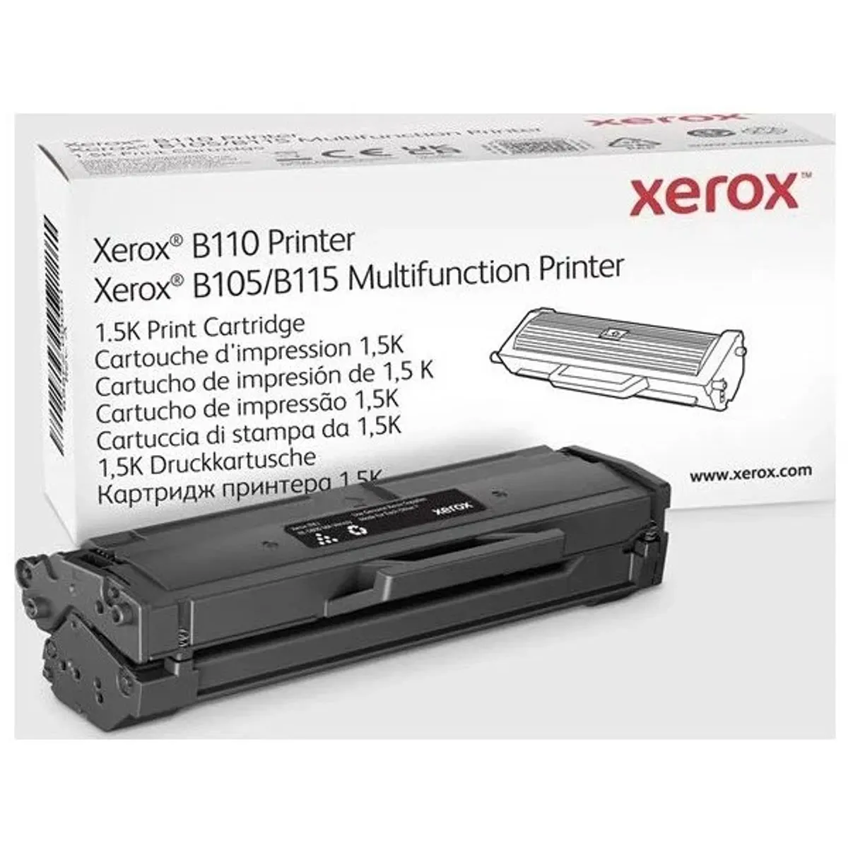 Xerox 006R04962 Tonerkazetta Fekete 1500 oldal B105, B110, B115 #1