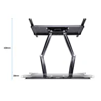 Multibrackets 7350022734227 M VESA Super Slim Tilt and Turn Plus Dönthető Forgatható Fali rögzítés VESA 100x100-400x400 26-55" Fekete #5