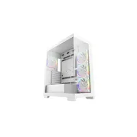 DEEPCOOL R-CG580-WHADA4-G-2 CG580 4F V2 ATX fehér edzett üveg argb pwm ventilátorok