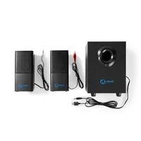 NEDIS GSPR10021BK 2.1 hangszóró USB tápellátás 30 W 4" mélynyomó 2x2" szatelit 3,5 mm jack #6