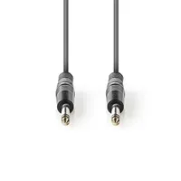 NEDIS COTH23000GY15 2 x 6,35 mm mono jack kábel PVC burkolat, nikkelezett, présöntött cink csatlakozó, rugalmas, 1.5 m