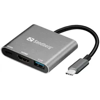 Sandberg 136-00 USB-C HDMI USB Mini dokkoló