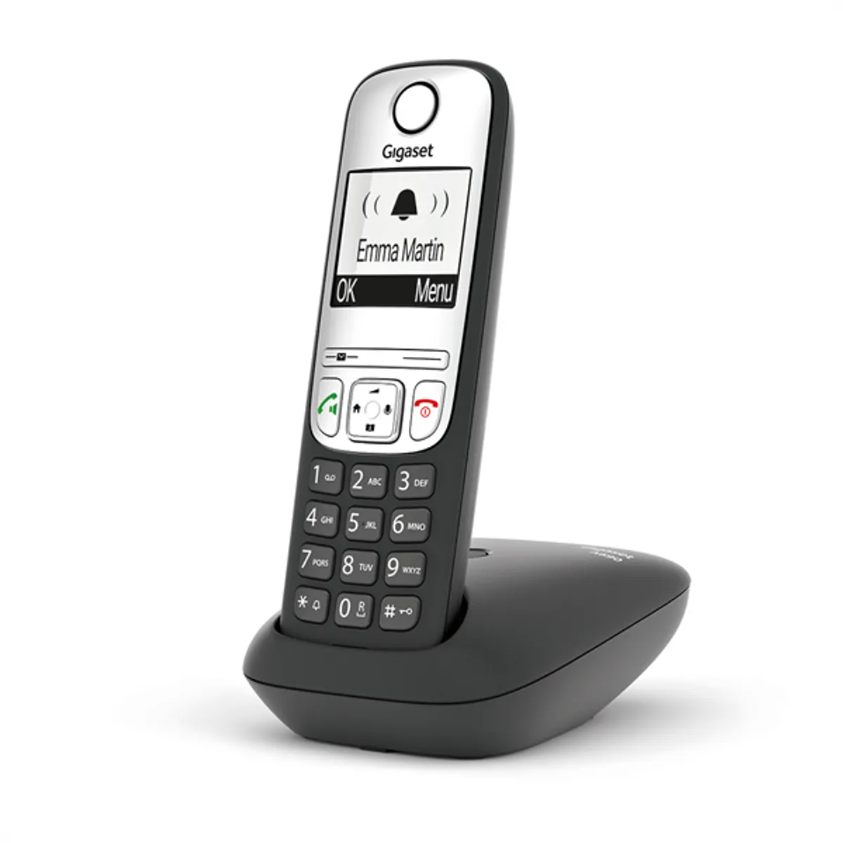 GIGASET S30852-H2810-S201 dect készülék hívószám kijelzés kihangosítás kijelző háttérvilágítás vezeték nélküli fekete üzenetrögzítő nincs #3
