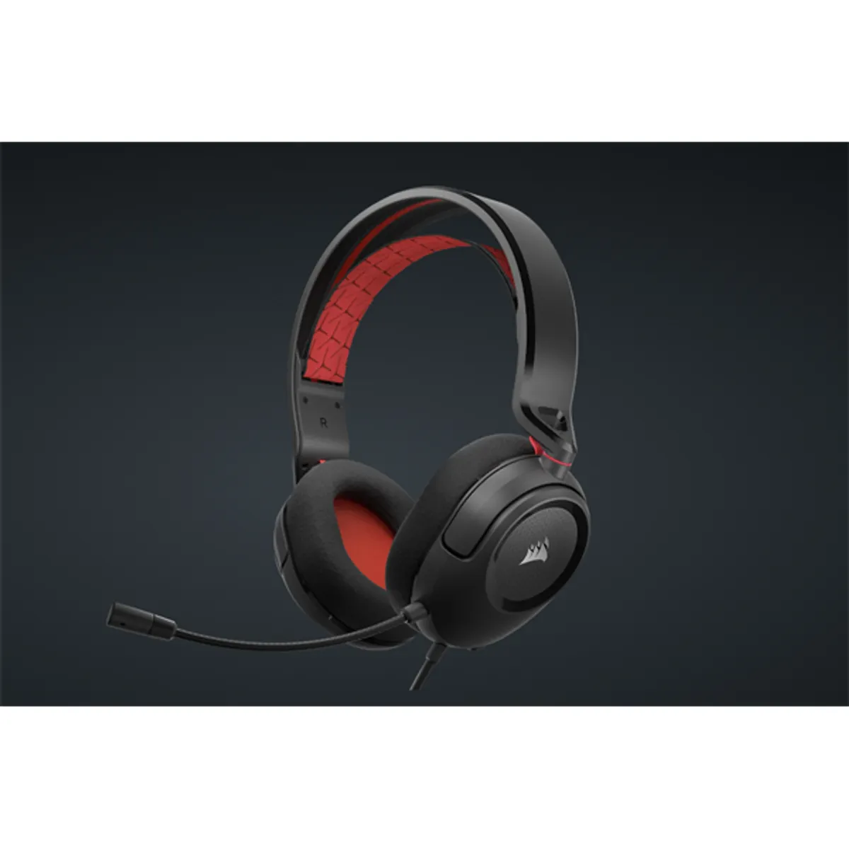 CORSAIR CA-9011384-EU HS35 v2 multiplatform gaming headset 3,5 mm USB A piros vezetékes mikrofon igen stereo #1