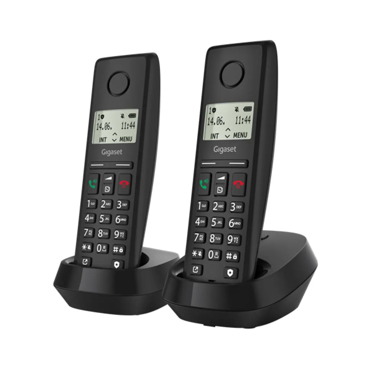 GIGASET L36852-H3106-S201 Pure 200 Duo DECT 2 kézibeszélő fekete #6