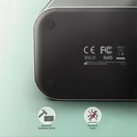 AXAGON ADSA-DC duál HDD és SSD dokkolóállomás USB-C 5Gbps, 2x SATA III 6Gbps, lemezklónozás #8